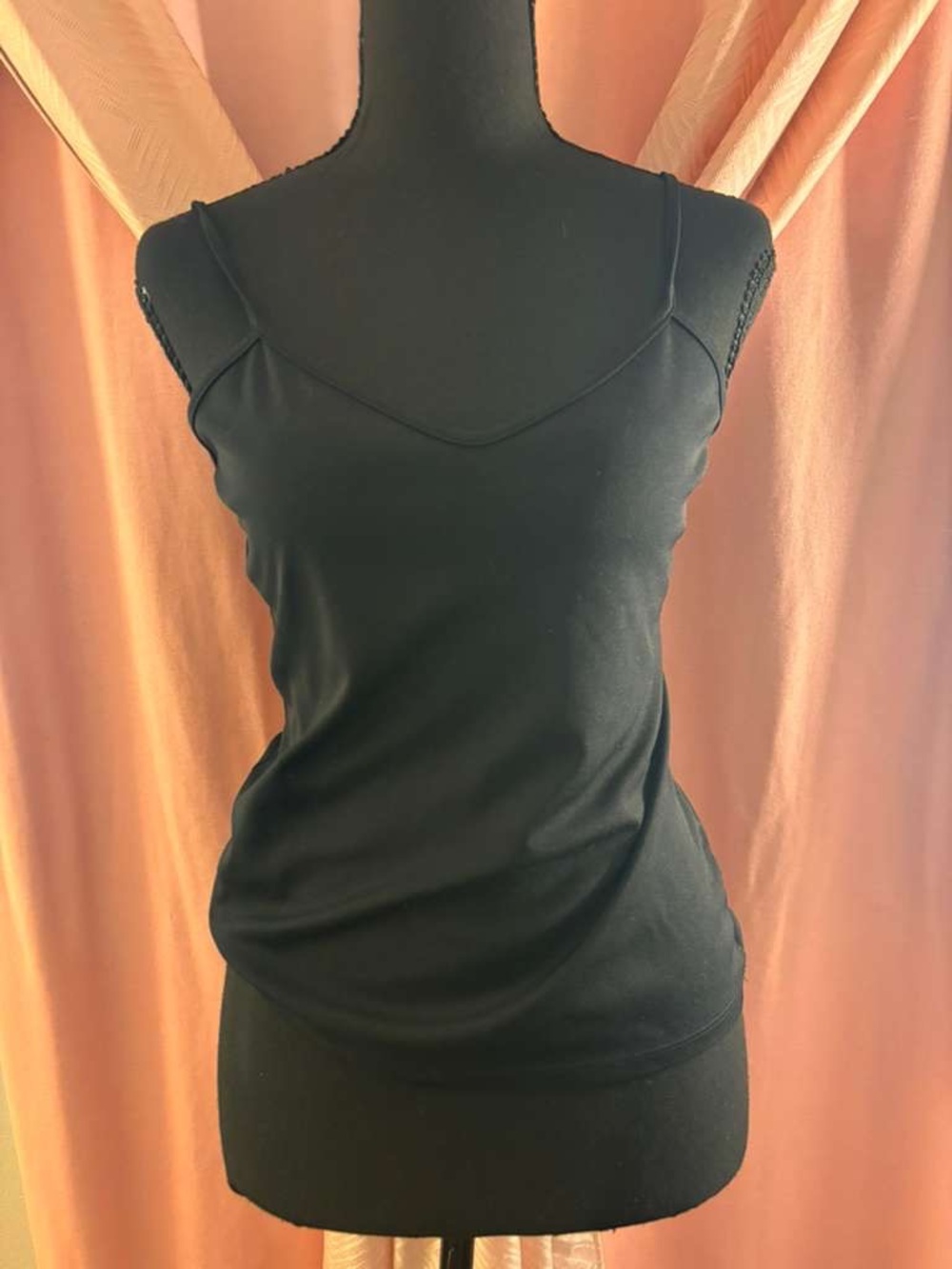 Express Black Slim V-Neck Camisole